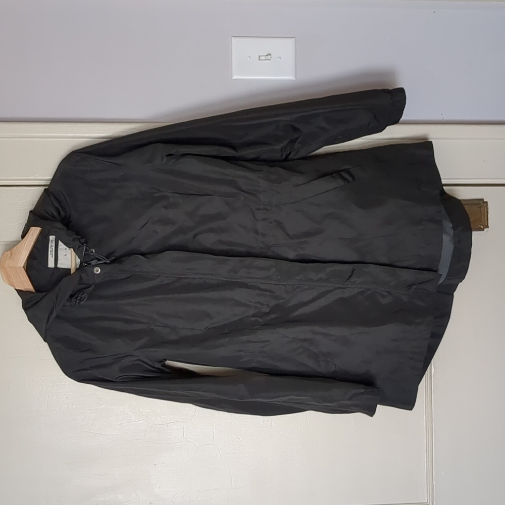 Black Water Resistant Rain Jacket, Target, Size S